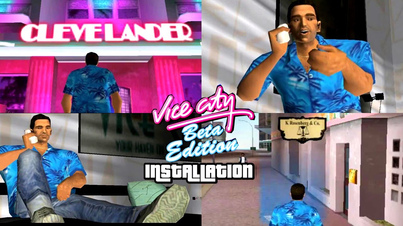 GTA Vice City Beta Version Mod(Installation+Gameplay)