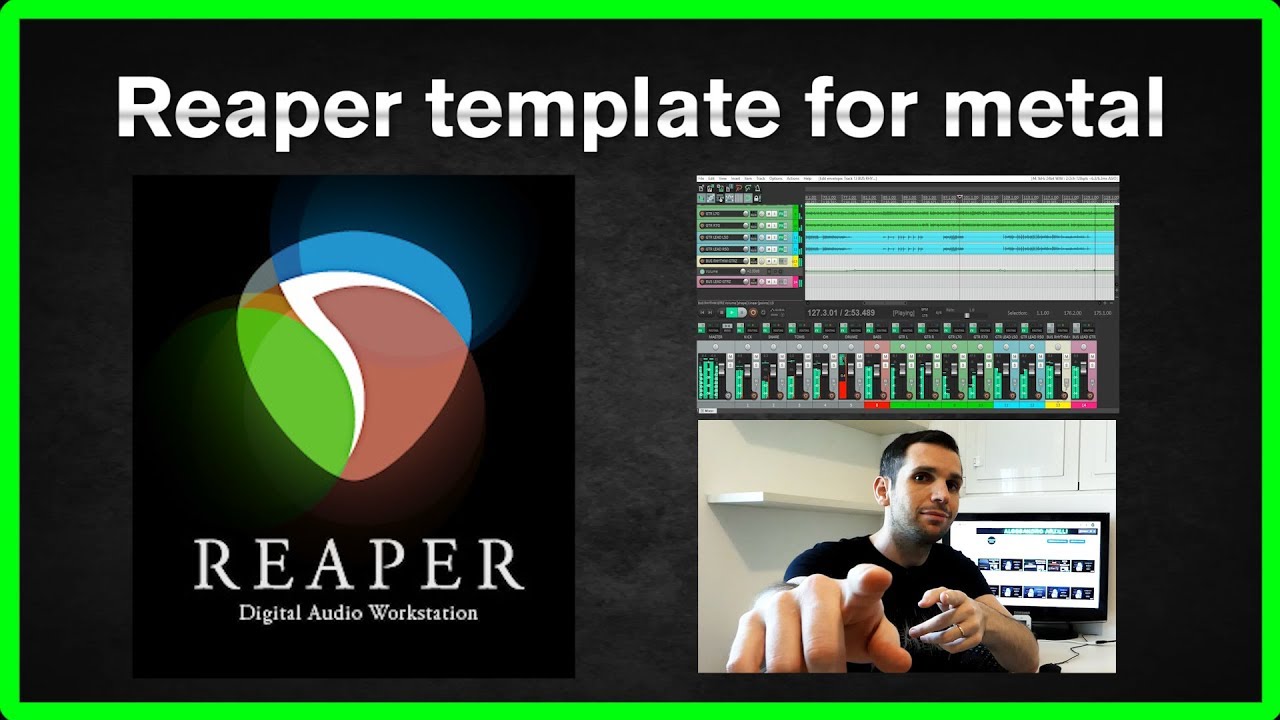 How to create a Reaper template for metal (and I share mine)
