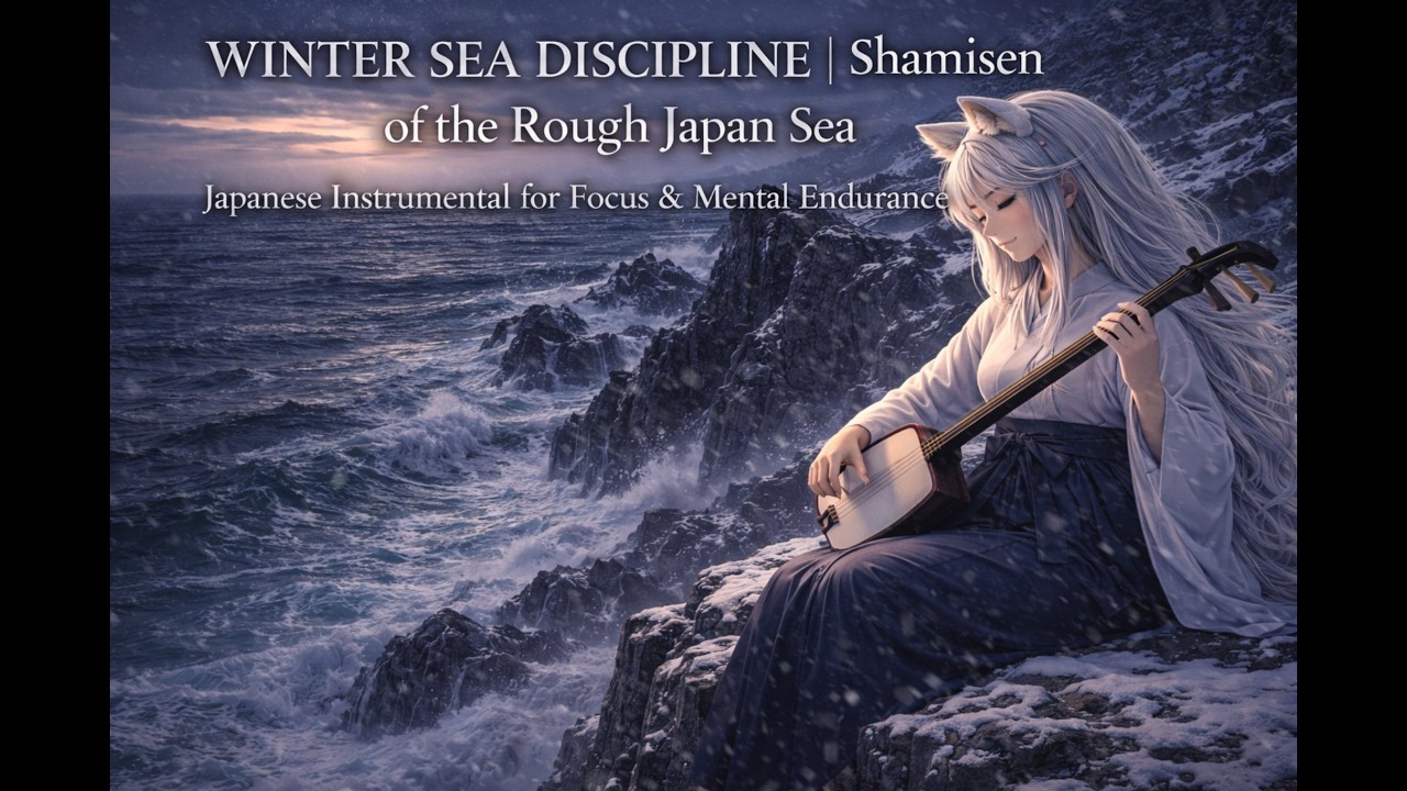 Japan Sea Winter Focus  Shamisen Serenity