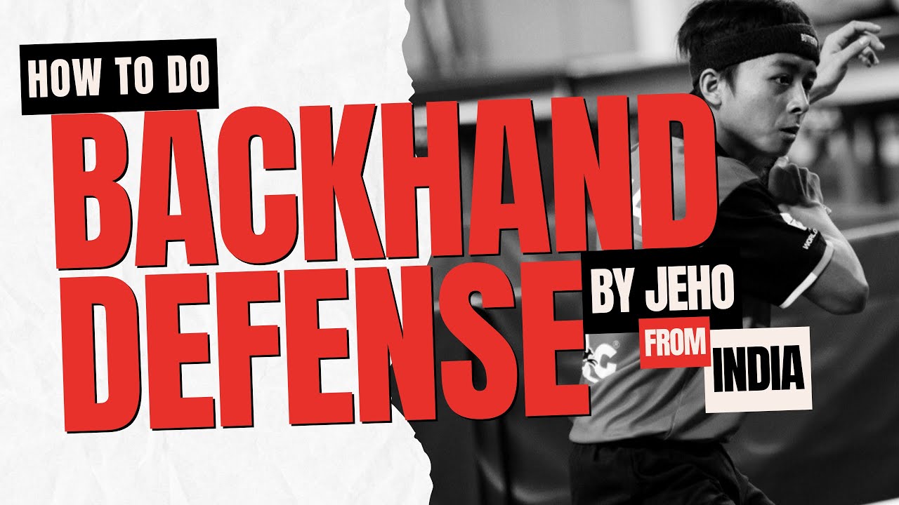 How to do Backhand Defense | Table Tennis , TSP Curl #tabletennis