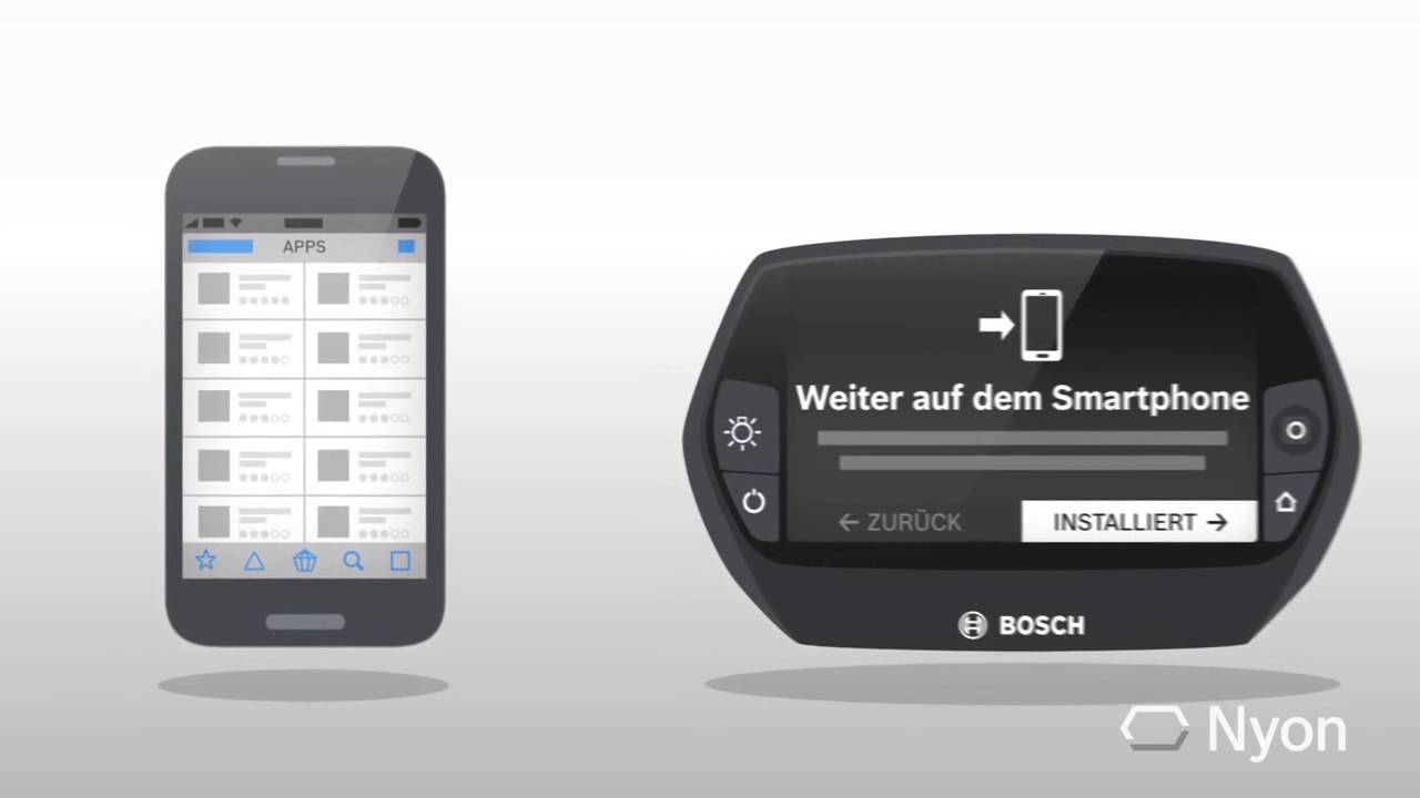 Tutorial Nr  1  Bosch Nyon eBike Bordcomputer   Inbetriebnahme Smartphone