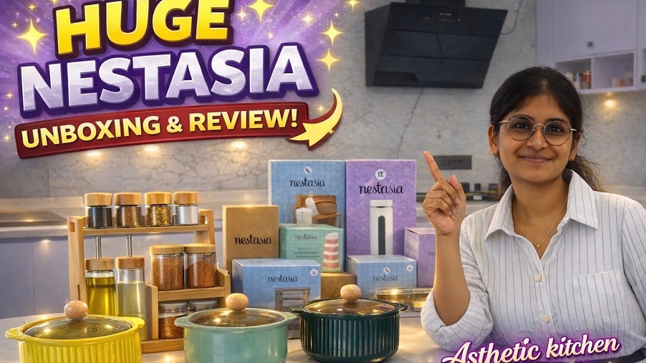 Aesthetic Kitchen Upgrade with Nestasia Finds 🤍 ft. Nestasia
