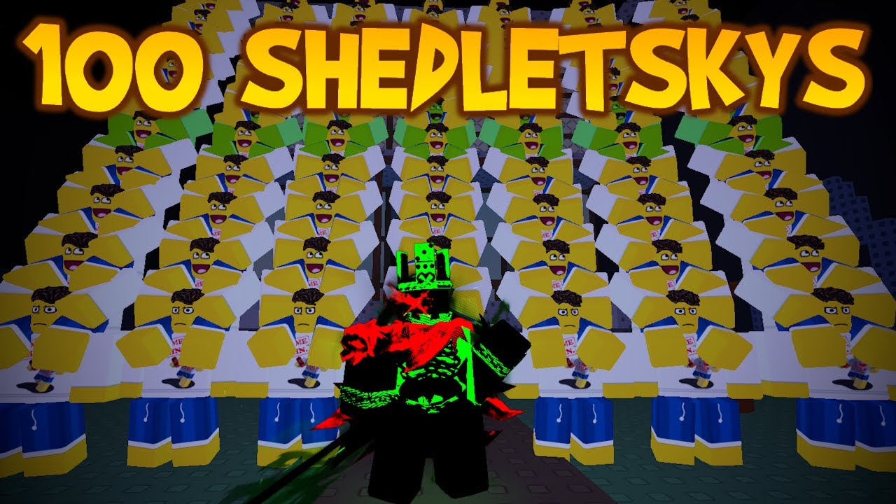 SERVERWIPING... 100 SHEDLETSKYS (Forsaken Roblox)