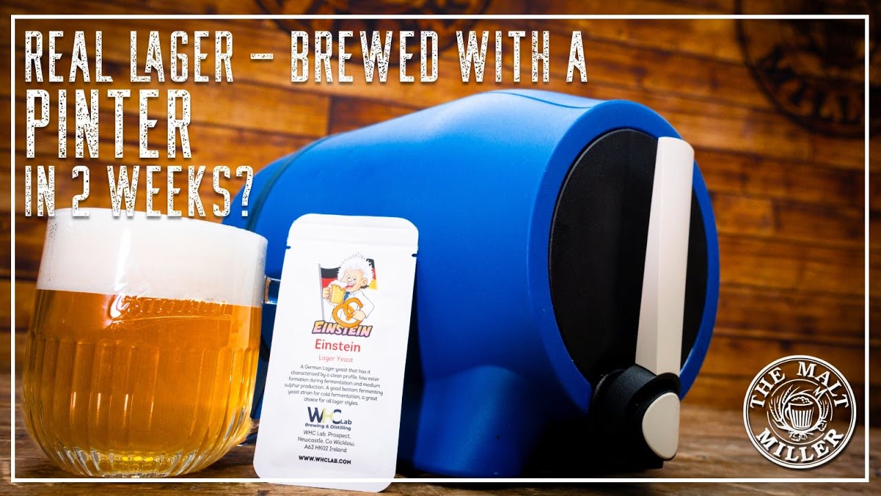 ALL-GRAIN PINTER LAGER - IN UNDER 2 WEEKS? | THE MALT MILLER HOME BREWING CHANNEL