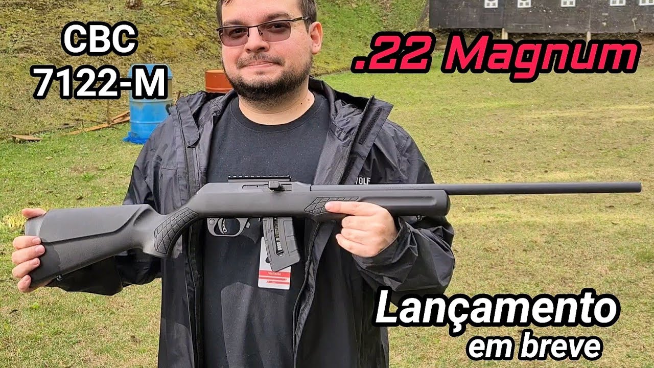 NOVO .22 MAGNUM Nacional! CBC 7122-M Semiauto, Teste e Apresentação