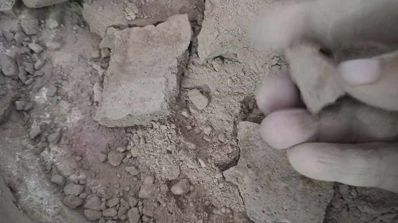 First time mud try kare || mud texture crumbling dusty 