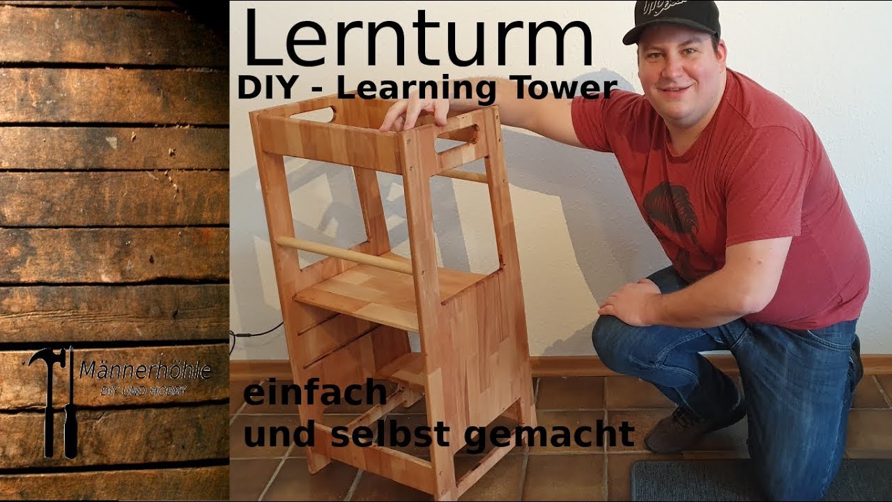 DIY Lernturm - Learning Tower einfach selbst gemacht