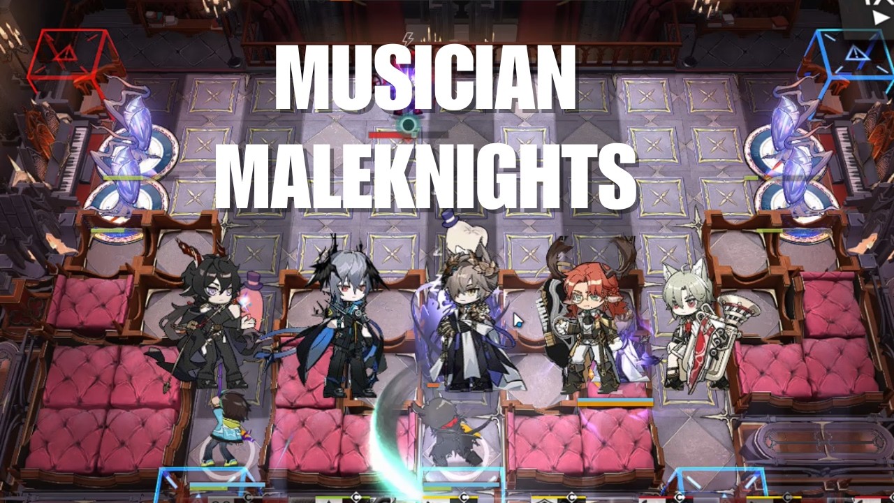Musician Maleknights vs SS-8!! [Arknights Maleknights vs Ave Mujica Boss]