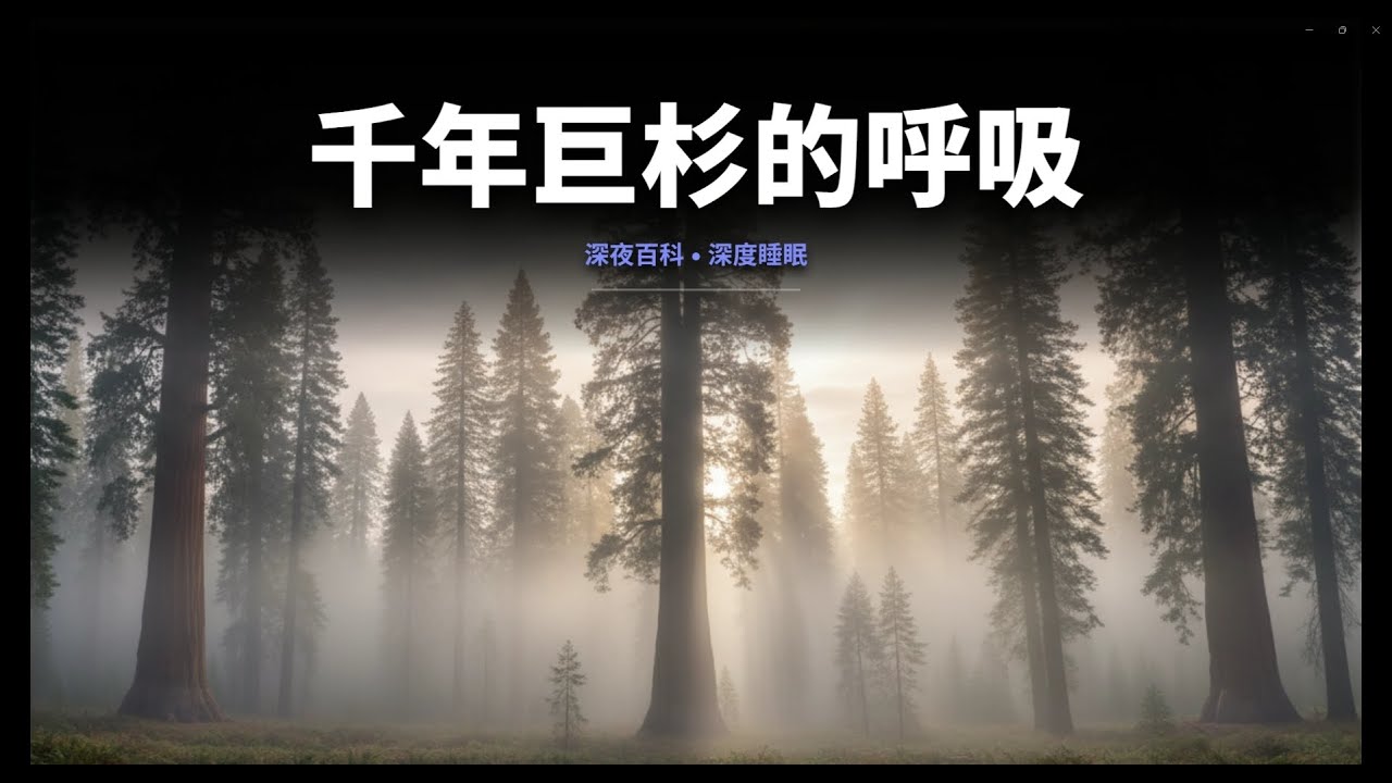 千年巨杉的呼吸