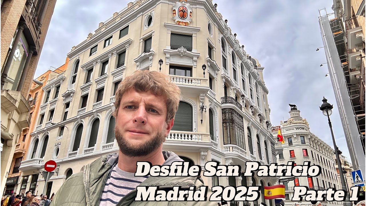 Desfile San Patricio 2025,Madrid,el 15 de Marzo,2025,Gran Vía