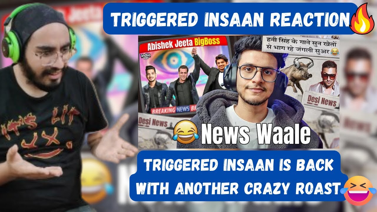 Reaction on Indian News Media Roast | Triggered Insaan Reaction | AD REACTS |