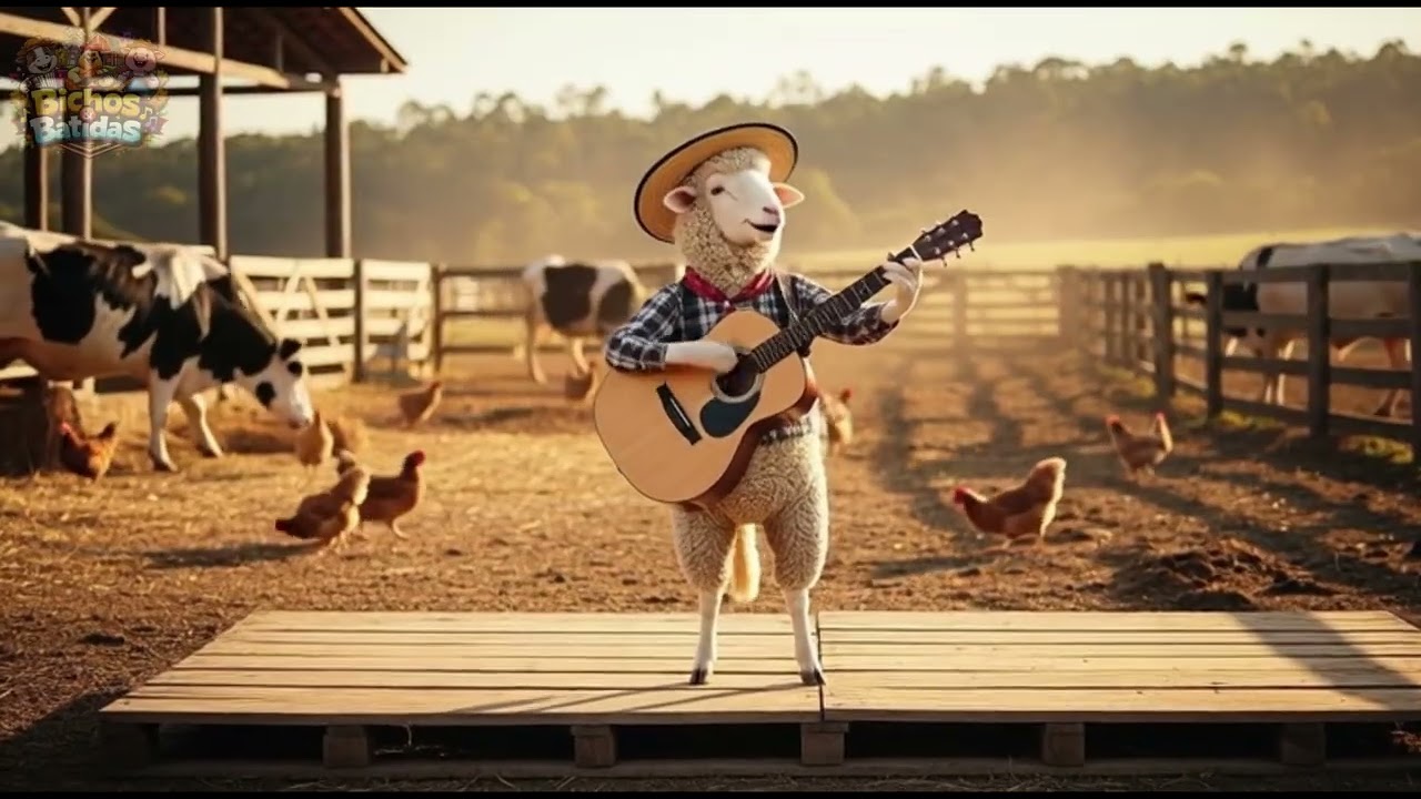 FORRÓ DA FAZENDA! 🐴🐷🐕🐑 Banda de Animais Tocando Forró Brega Raiz | Música da Roça
