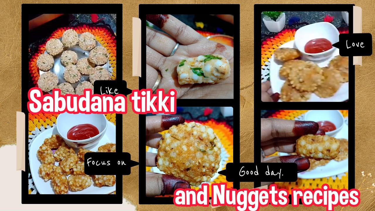 Ramzan special 🤲🌙Sabudana tikki recipe🍪/And Nuggets recipe/With ALL IN ONE BY BILQES.