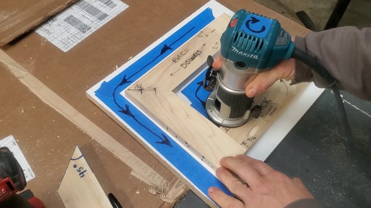 Shop Video Part 4   Using Routers on Frame