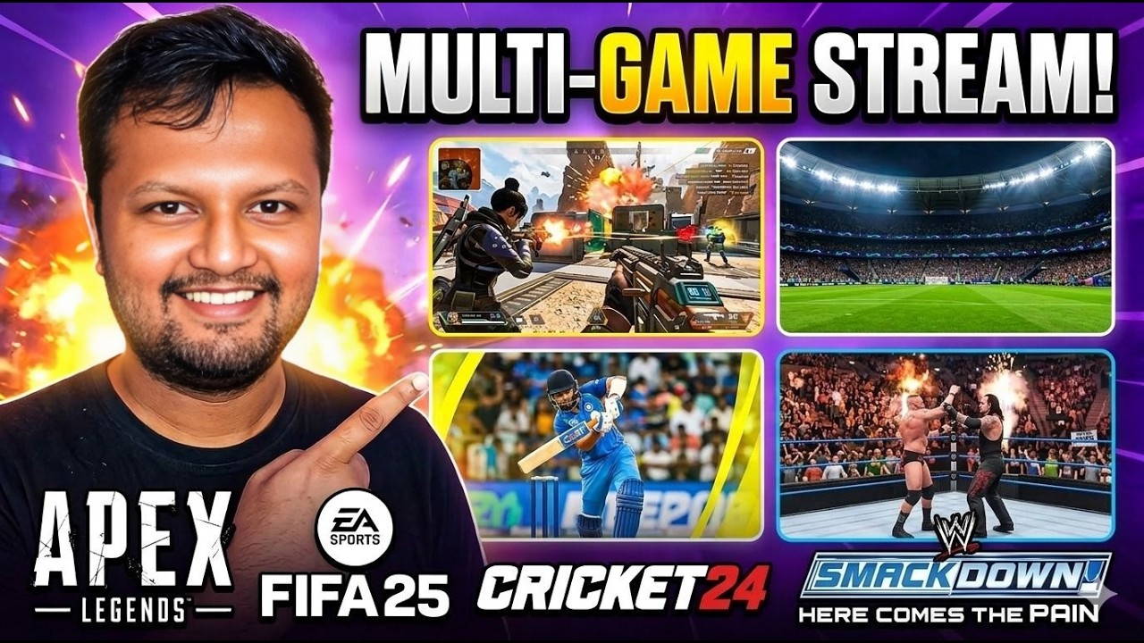 🔴 Multiplayer Mayhem 🔥 Variety Games Live – Epic Battles & Fun Moments – 2K 60FPS – English / தமிழ்
