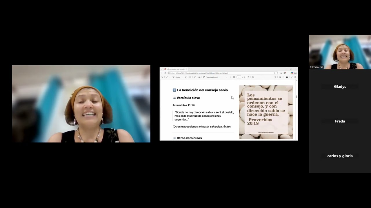 La importancia de buscar el CONSEJO, Pastora Roxana Jopia
