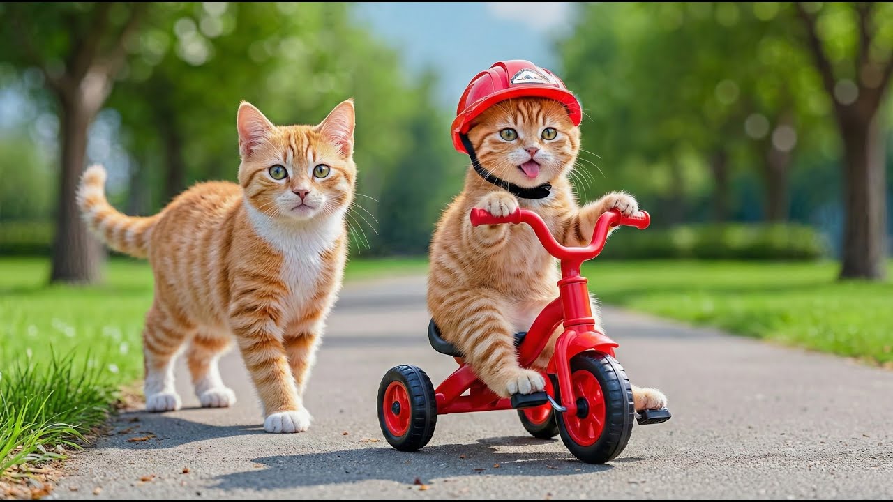 👉 Mama Cat works hard at the bakery to buy a new bicycle for her kitten — a heartwarming story 🐾🍞💛🚲