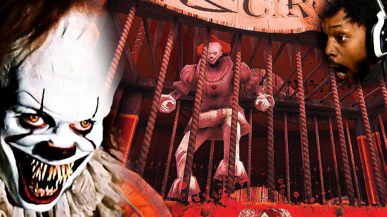 CLOWNS CHASING ME AROUND AN AMUSEMENT PARK | Death Park ENDING