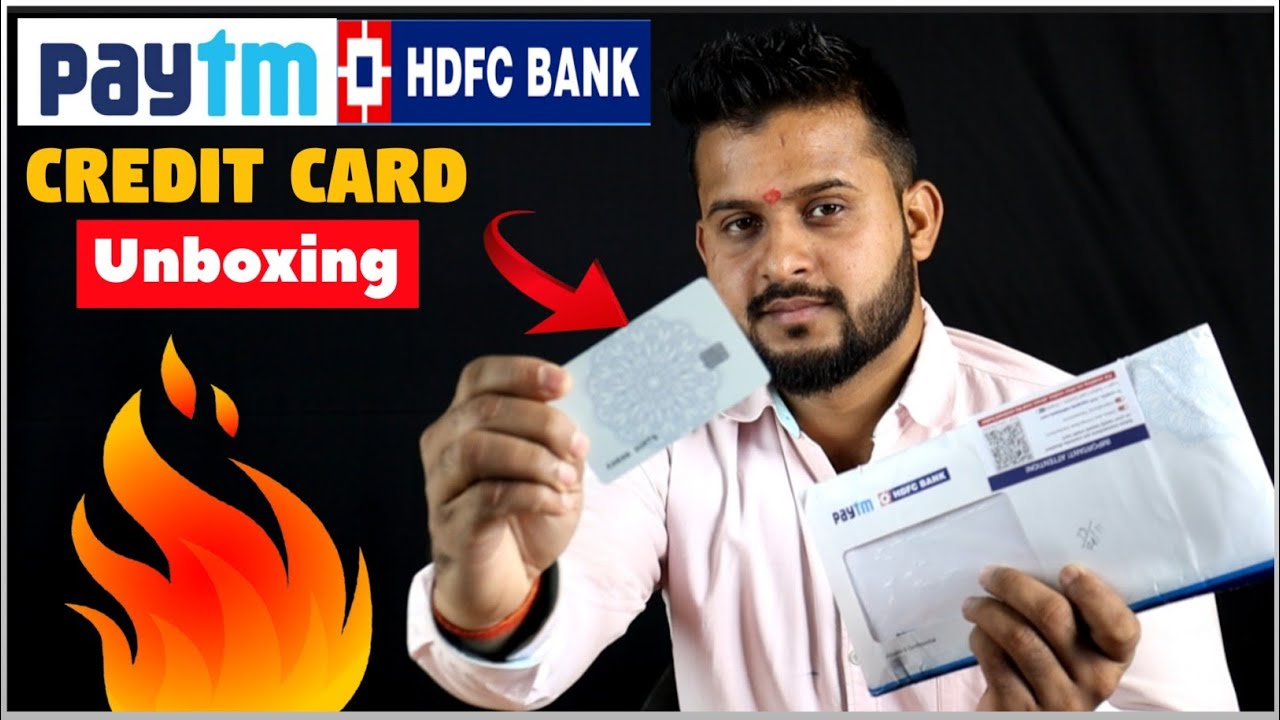 Paytm Hdfc Bank Credit Card Unboxing | Paytm Hdfc Credit Card Apply Kaise Kare | Credit Card 🔥