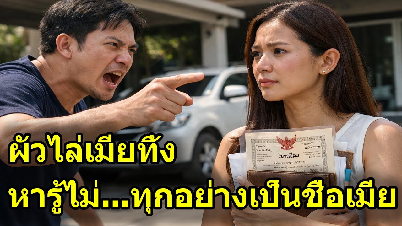 ผัวนึกว่าเป็นประธาน! เมียงัดหลักฐานถือหุ้น 90% ไล่ตะเพิดออกจากตึกเหมือนหมูหมา!