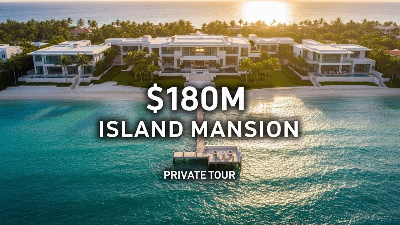 Inside Donald Trump’s Alleged $180M Island Mansion – A Private World of Extreme Luxury!