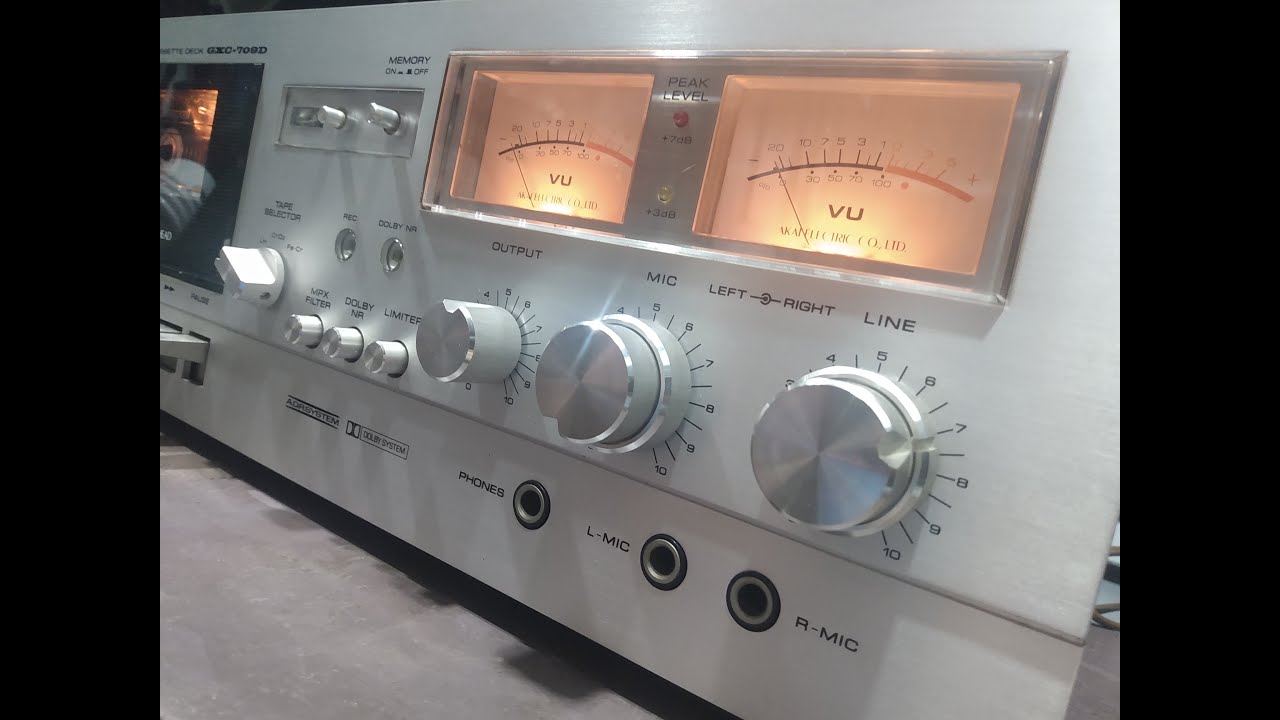 Consertos Vintage 065 - tape deck - Akai GXC 709D   (parte 01) - #0348
