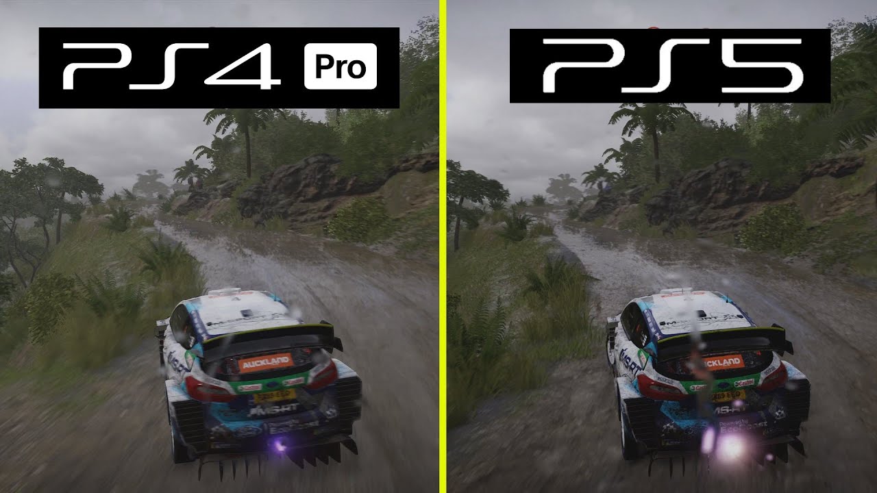 WRC 9 PS4 Pro vs PS5 4K Graphics Comparison