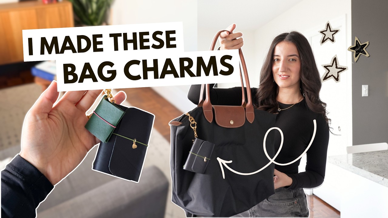 Брелоки для сумок своими руками (миниатюрные кожаные блокноты?!)