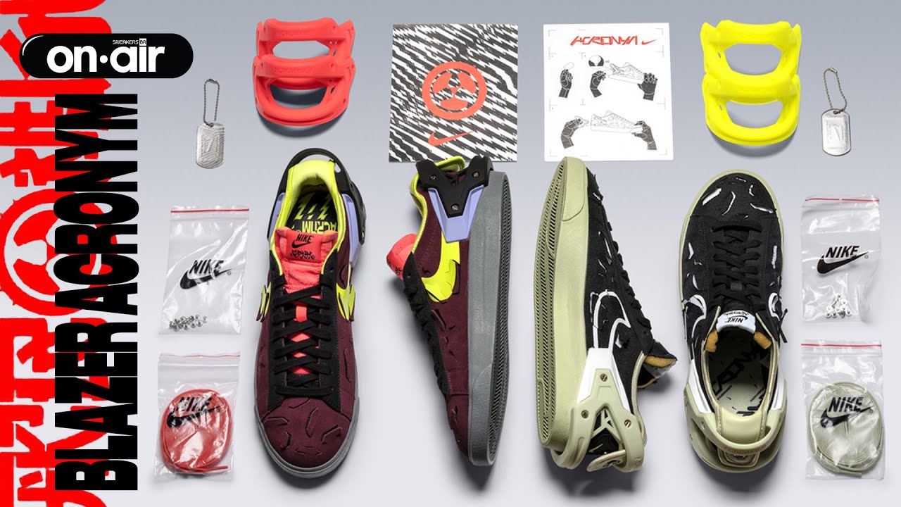 O QUE É ISSO ATRÁS DESSE NIKE BLAZER? | SBR OnAIR: Unboxing+Review Nike Blazer Low x ACRONYM