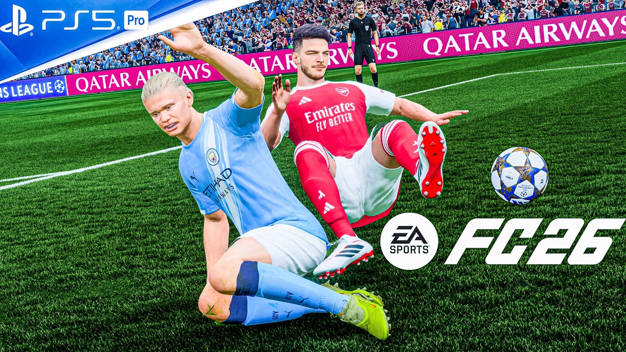 Manchester City vs Arsenal | UEFA Champions League Gameplay | FC 26 PS5 Pro 4K60