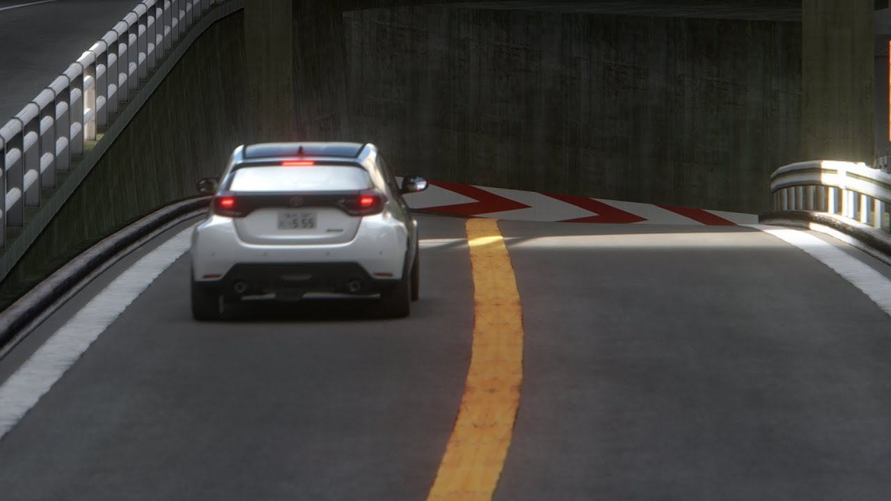 Toyota GR Yaris MNBA.... AI line and camtool test for shutoko C1 inner