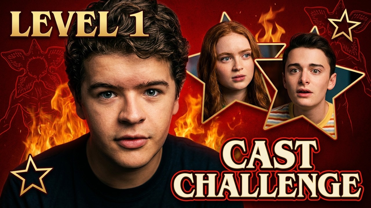 Stranger Things Actors Challenge: LEVEL  1-5 Easy-Impossible.