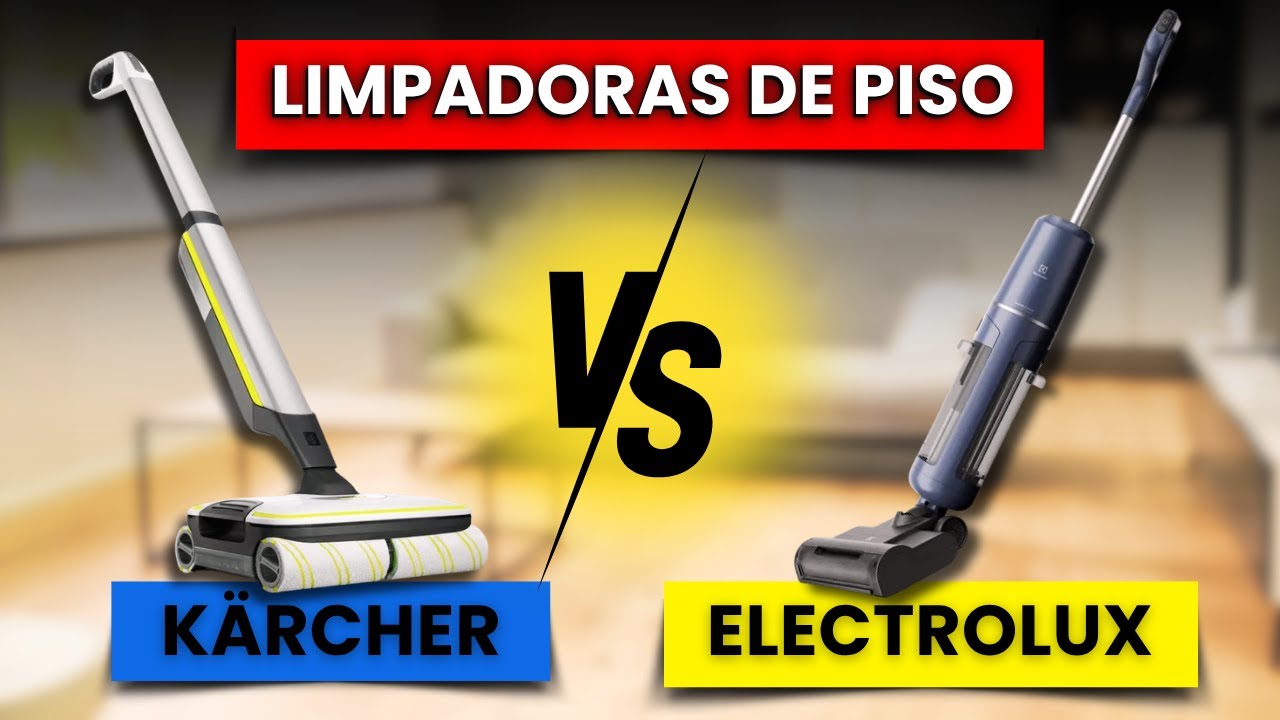 KÄRCHER vs ELECTROLUX: Qual a Melhor LIMPADORA DE PISO SEM FIO À BATERIA 2026? Comparativo Completo!