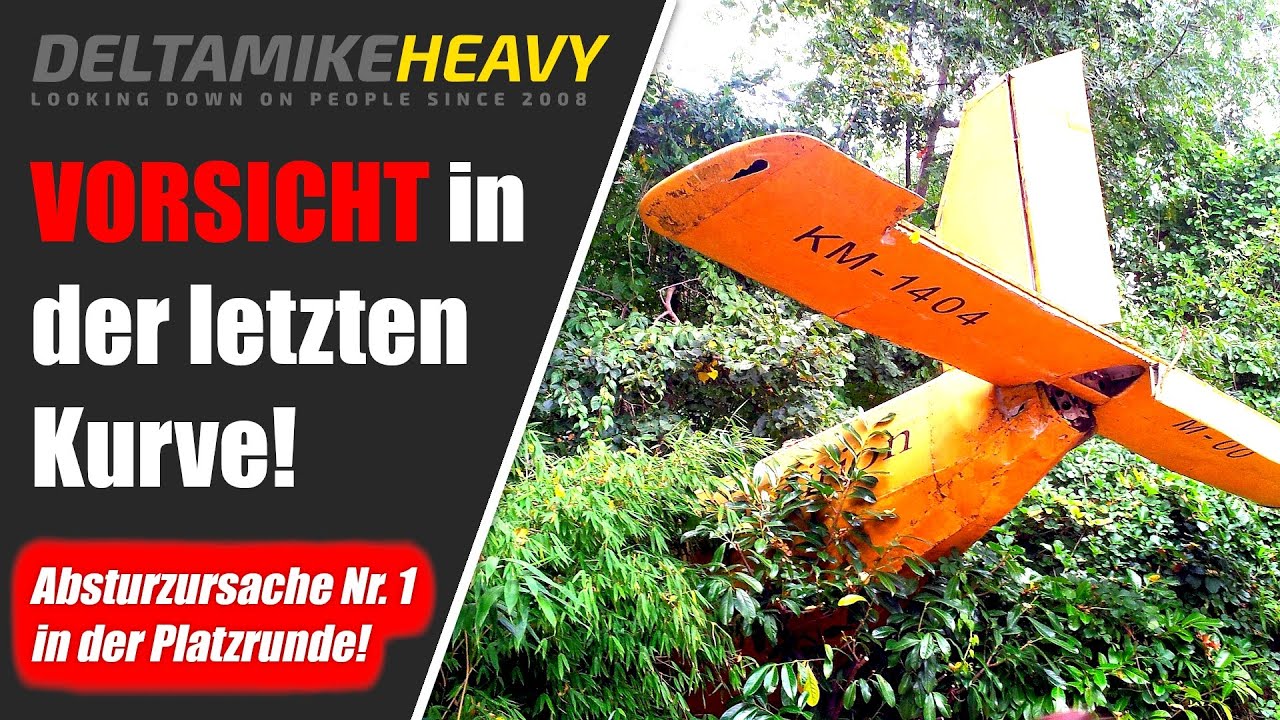 Häufige ABSTURZURSACHE - die letzte KURVE in der Platzrunde!