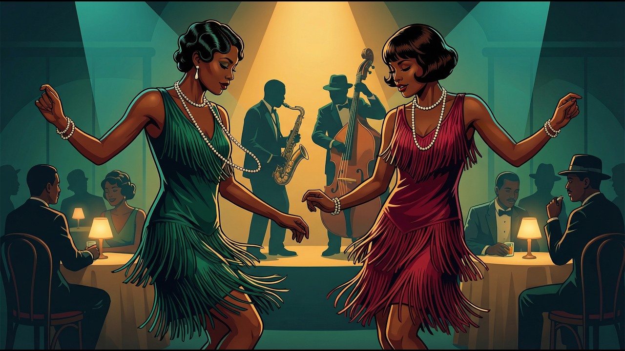 Harlem Stomp & Swing 🎷 | 1920s Charleston & Peabody Jazz (Roaring 20s Dance Mix)