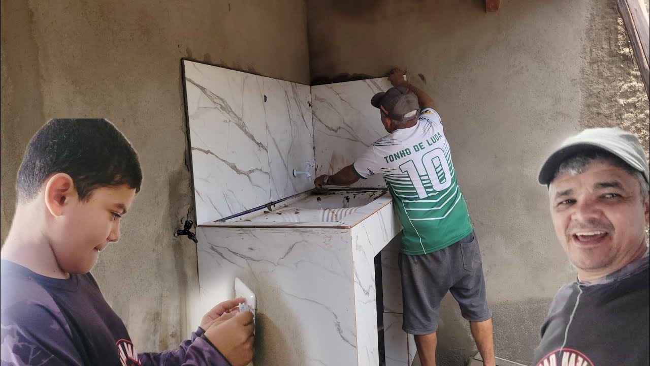 HOJE FOI COM O AJUDANTE NOVO ,PAPAI FEZ UM TRABALHO PERFEITO 