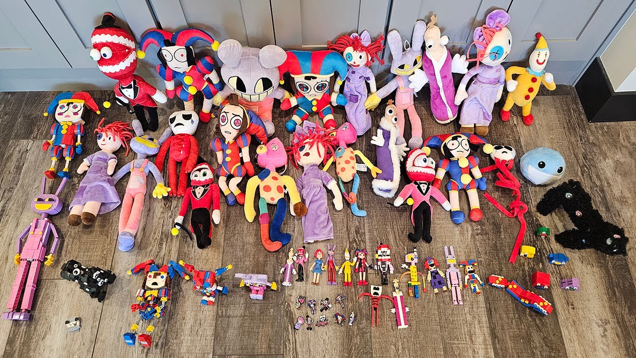 Unboxing New The Amazing Digital Circus Plush, Toys, and Lego! Full Collection