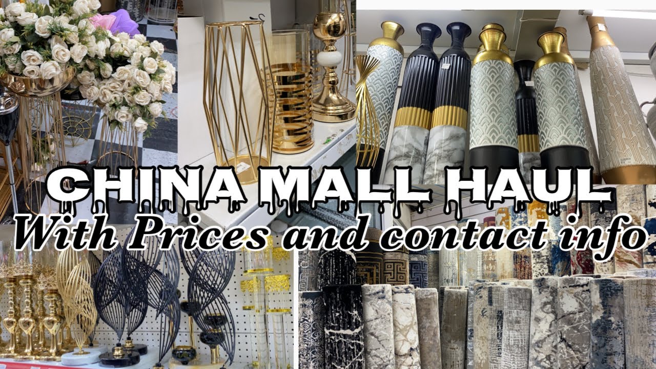 China Mall Haul with Prices and Contacts info  | cheap decor | home decor | South African YouTuber