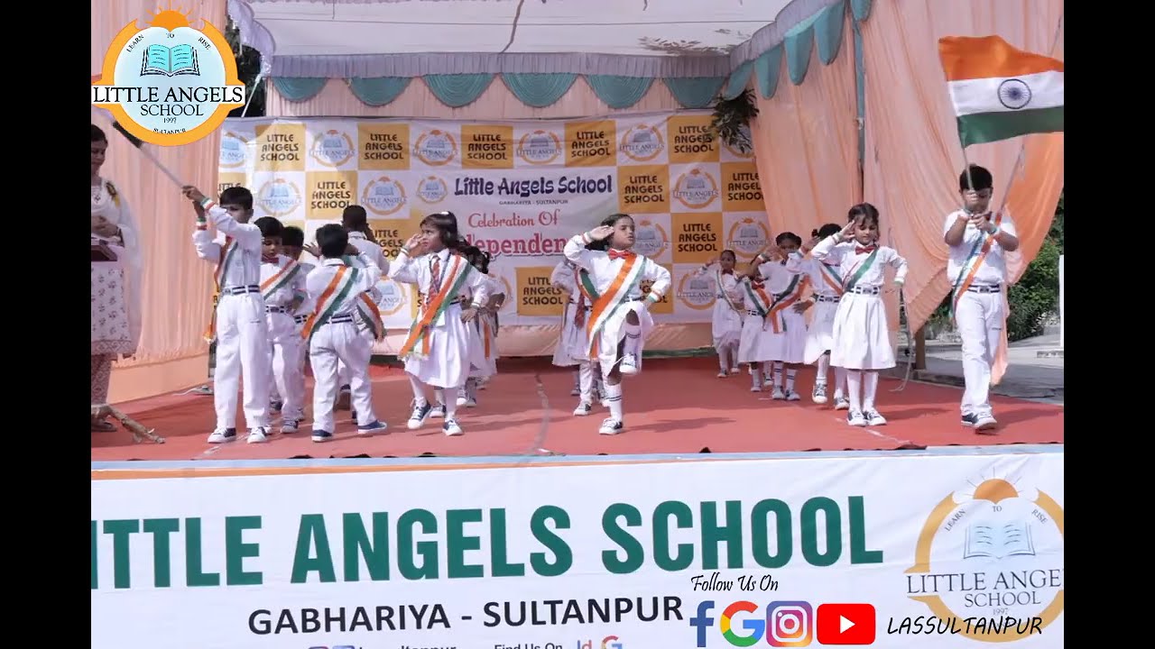 Jai Ho Celebration! Little Angels School's Spectacular Independence Day Dance Performance.