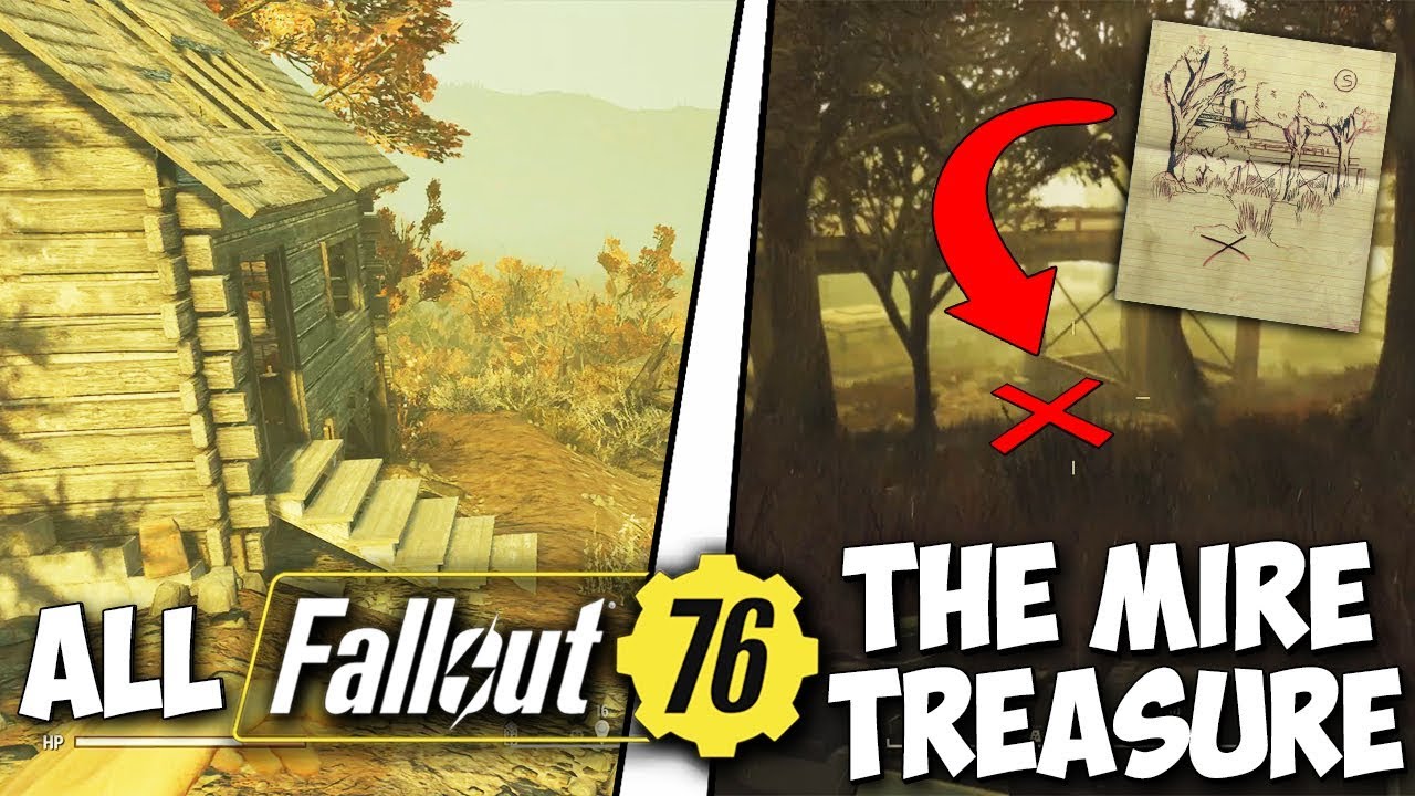 Fallout 76 - All The Mire Treasure Map Locations (#1, #2, #3, #4, #5)