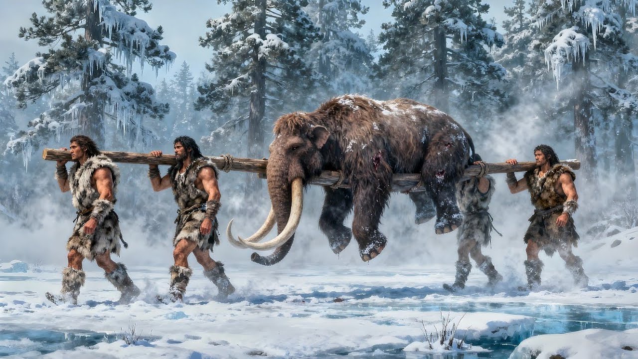 Life Million of Years Ago | Humans Hunt The Woolly Mammoth 🦣