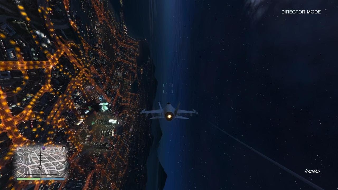 Grand Theft Auto V vojenská stíhačka