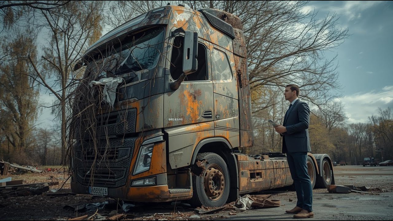 $3,000 Junkyard Volvo FH16 Truck Cabin Turned Like New (ASMR Restoration)