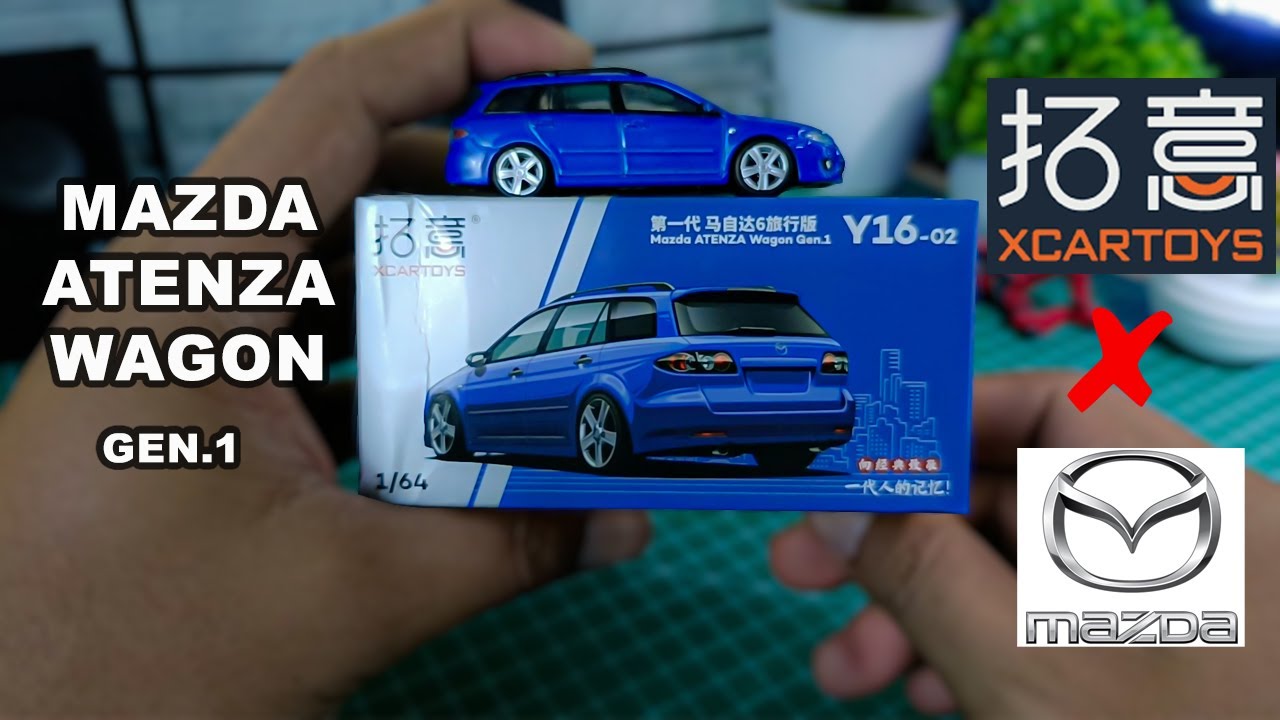 Mirip mobil beneran... XCartoys Mazda Atenza Wagon Gen.1 (Unboxing & Review)