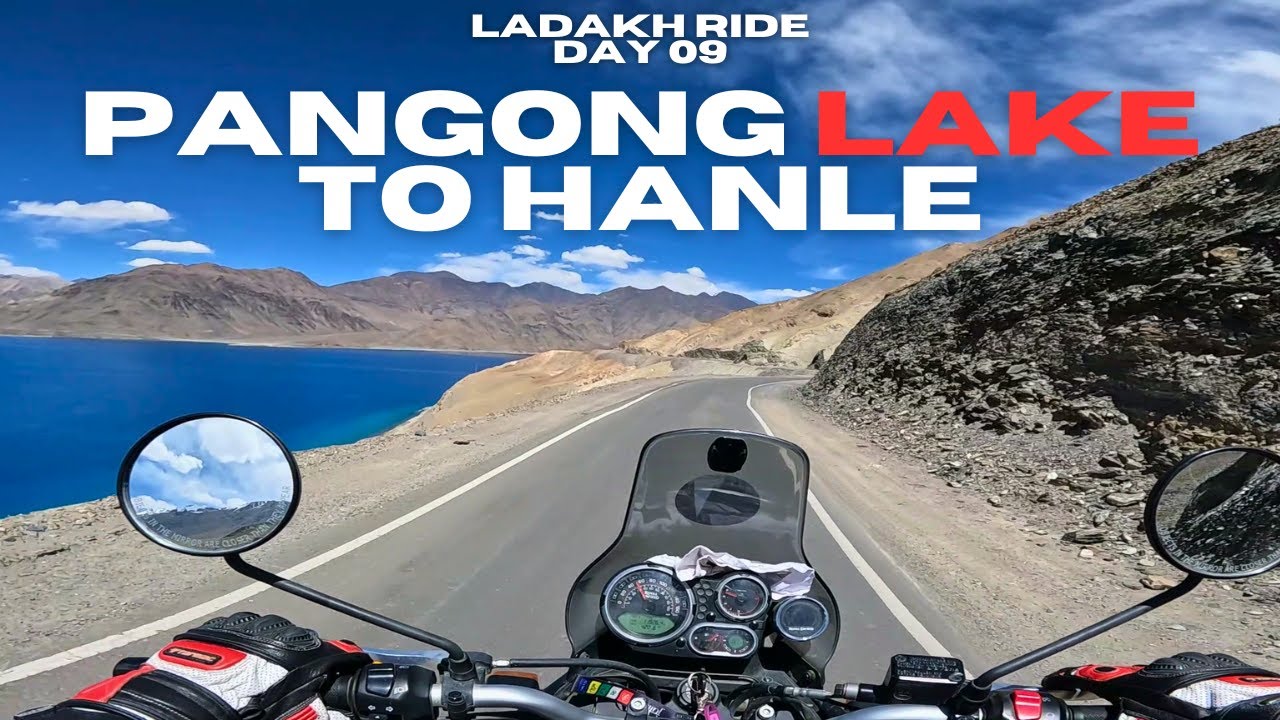 Pangong Lake To Hanle Via Rezang La Bike Ride || Ladakh Bike Ride 2024 || Ladakh 2024 || Day 09