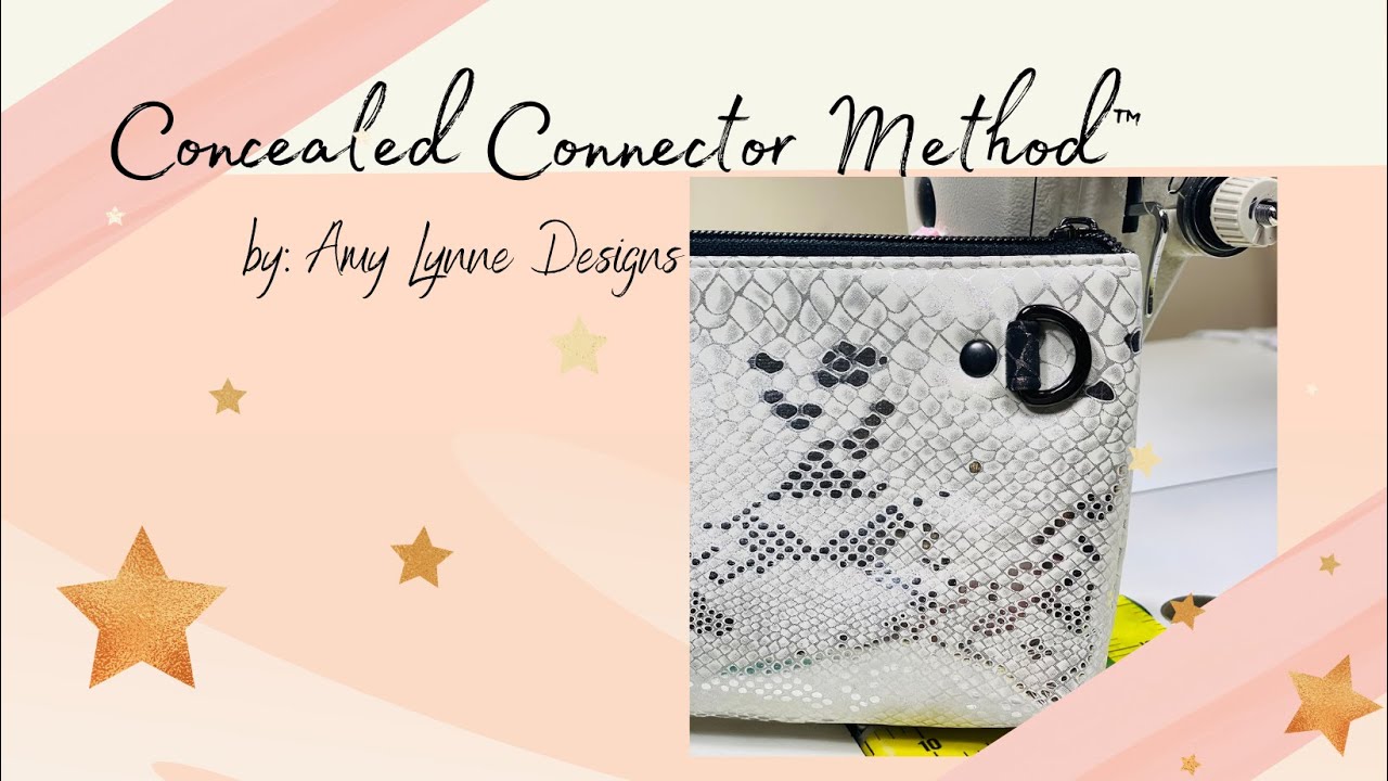 Скрытые соединители — новый и улучшенный метод установки в сумки от Amy Lynne Designs
