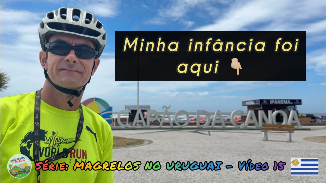 Voltando do Uruguai, passamos por Capão da Canoa/RS, cidade que Magrão passou a infância!