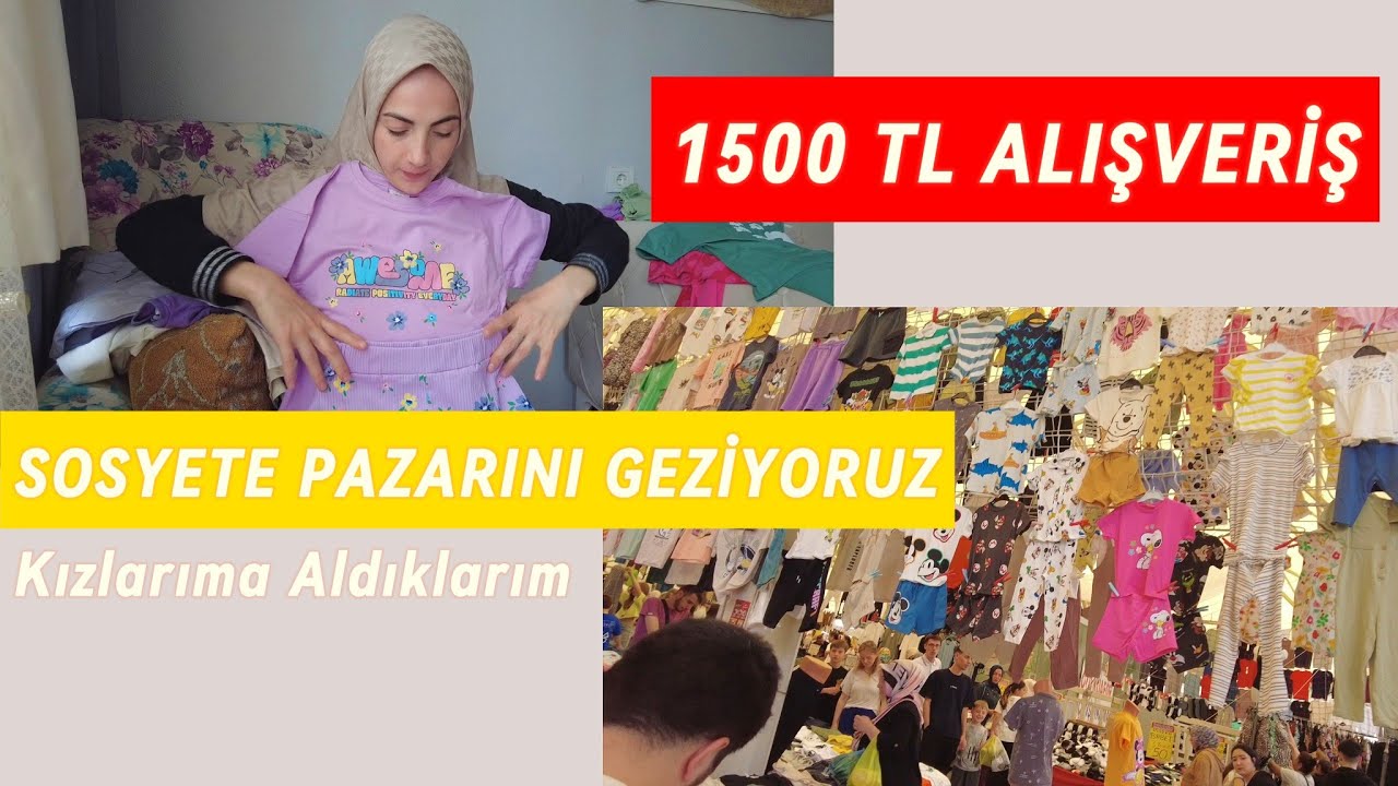 Sosyete Pazarı 1500 TL lik ALIŞVERİŞİM