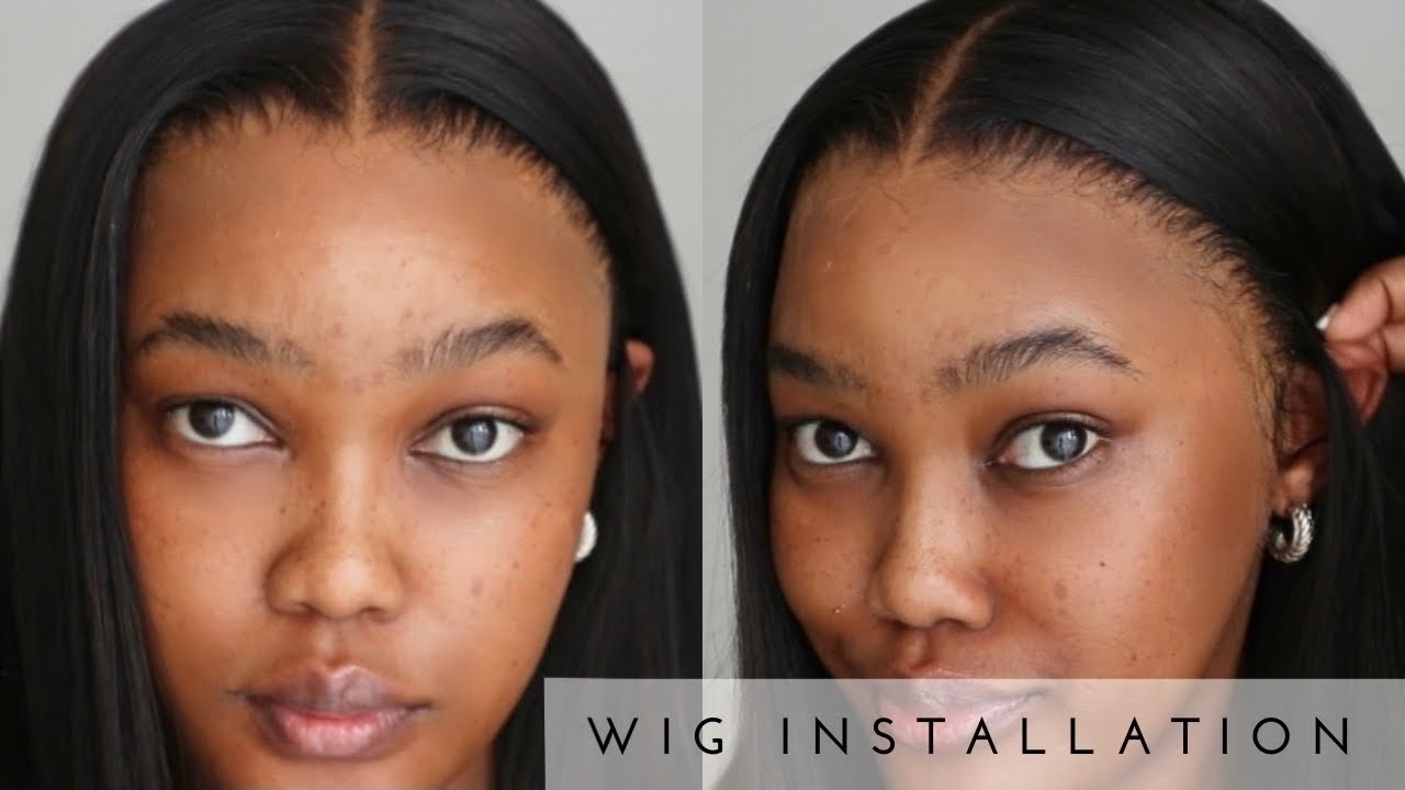 CLEAN WIG INSTALLATION | It’s giving fresh relaxer | South African YouTuber