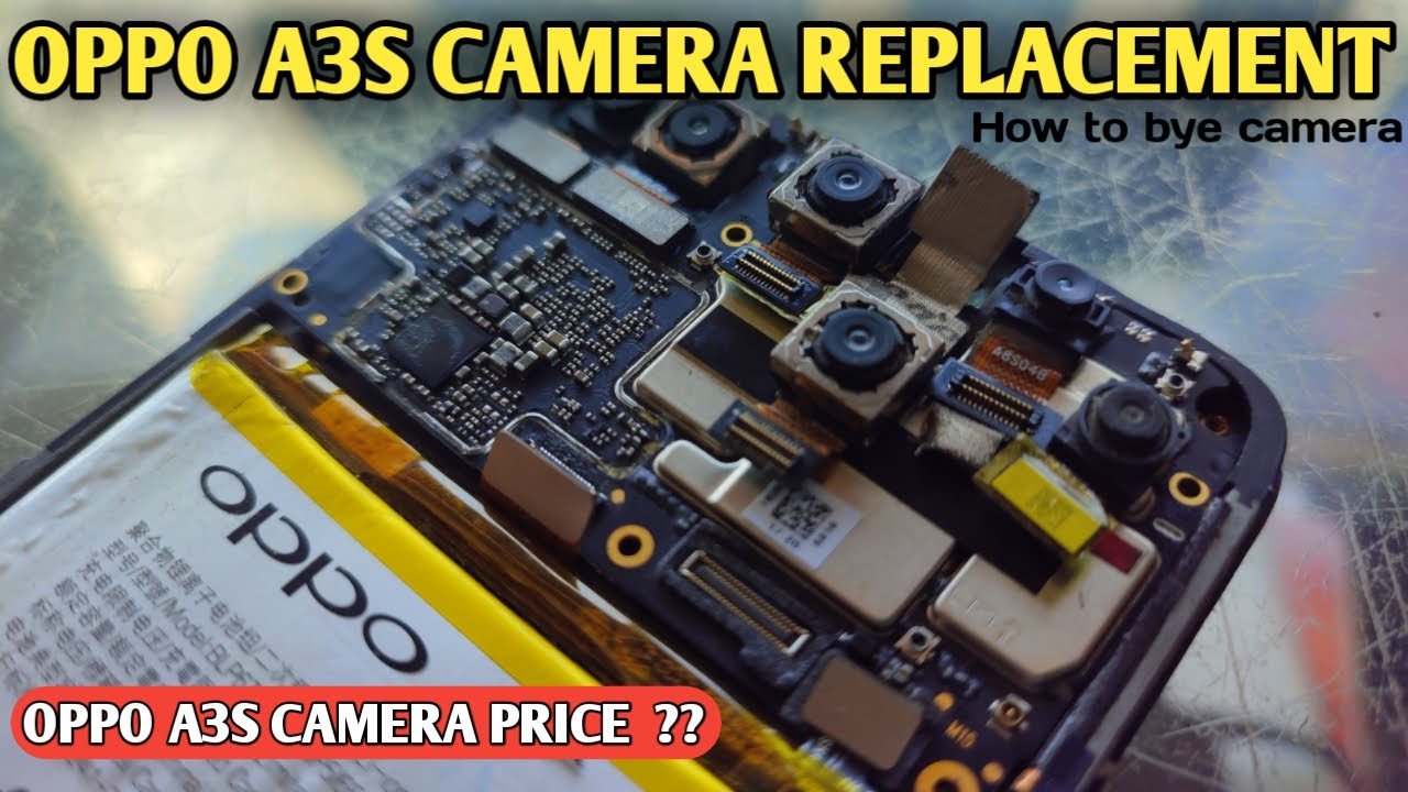 Oppo a3s front camera price | Black camera fix | oppo a3s front camera replacement